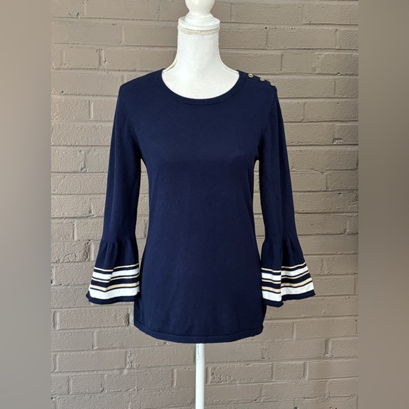 Lilly Pulitzer Tops Lilly Pulitzer Navy Blue Knit Top M Poshmark